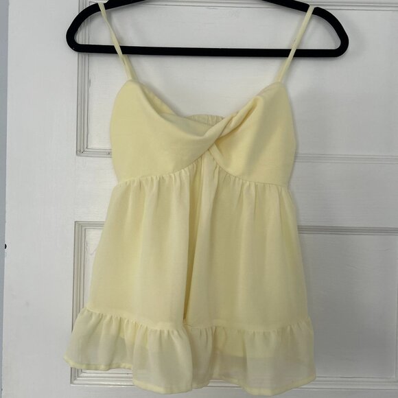 Princess Polly Tops - Princess Polly Ruffle Bottom Cami